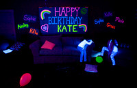 Kate's Blacklight Party