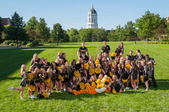 Missouri Cheerleaders 2014