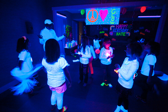 Kate's Blacklight Party